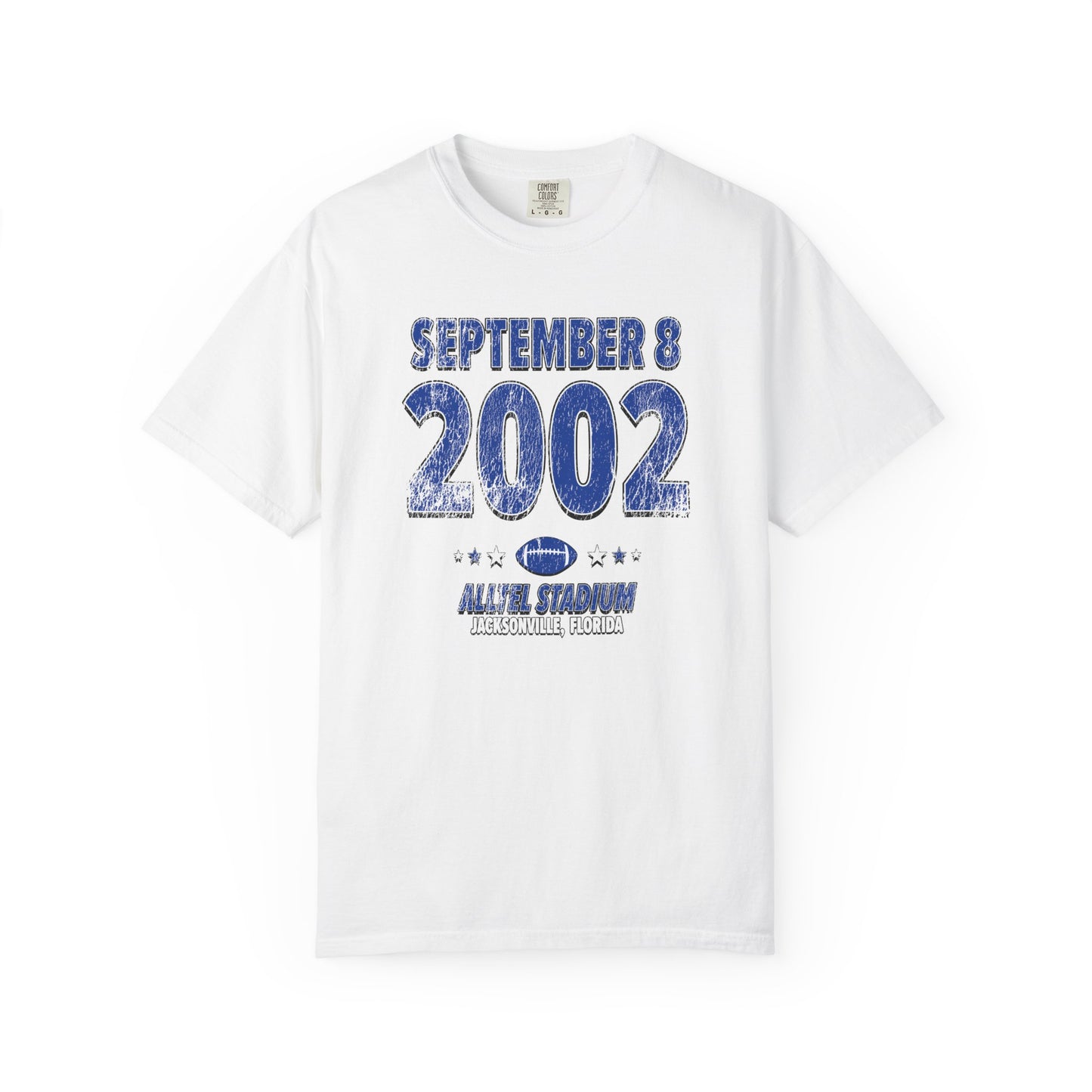 Indianapolis Football – September 8, 2002 – Comfort Colors (Black & White)