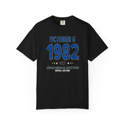 Buffalo Hockey – October 6, 1982 – Comfort Colors (Black & White)