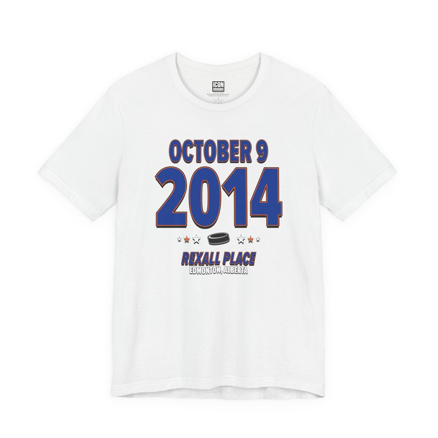 Edmonton Hockey – October 9, 2014 – Origin Tee (Black & White)