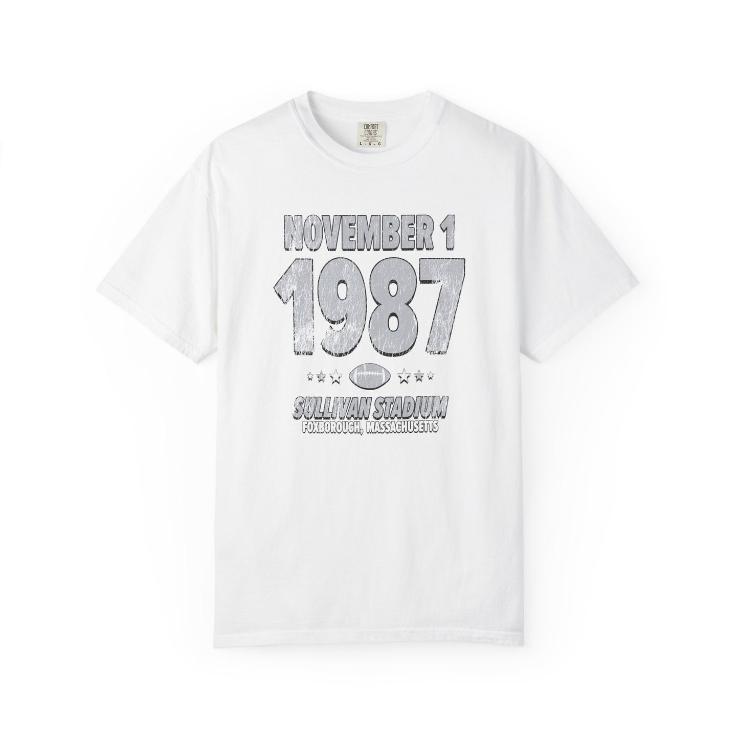 Los Angeles Football – November 1, 1987 – Comfort Colors (Black & White)