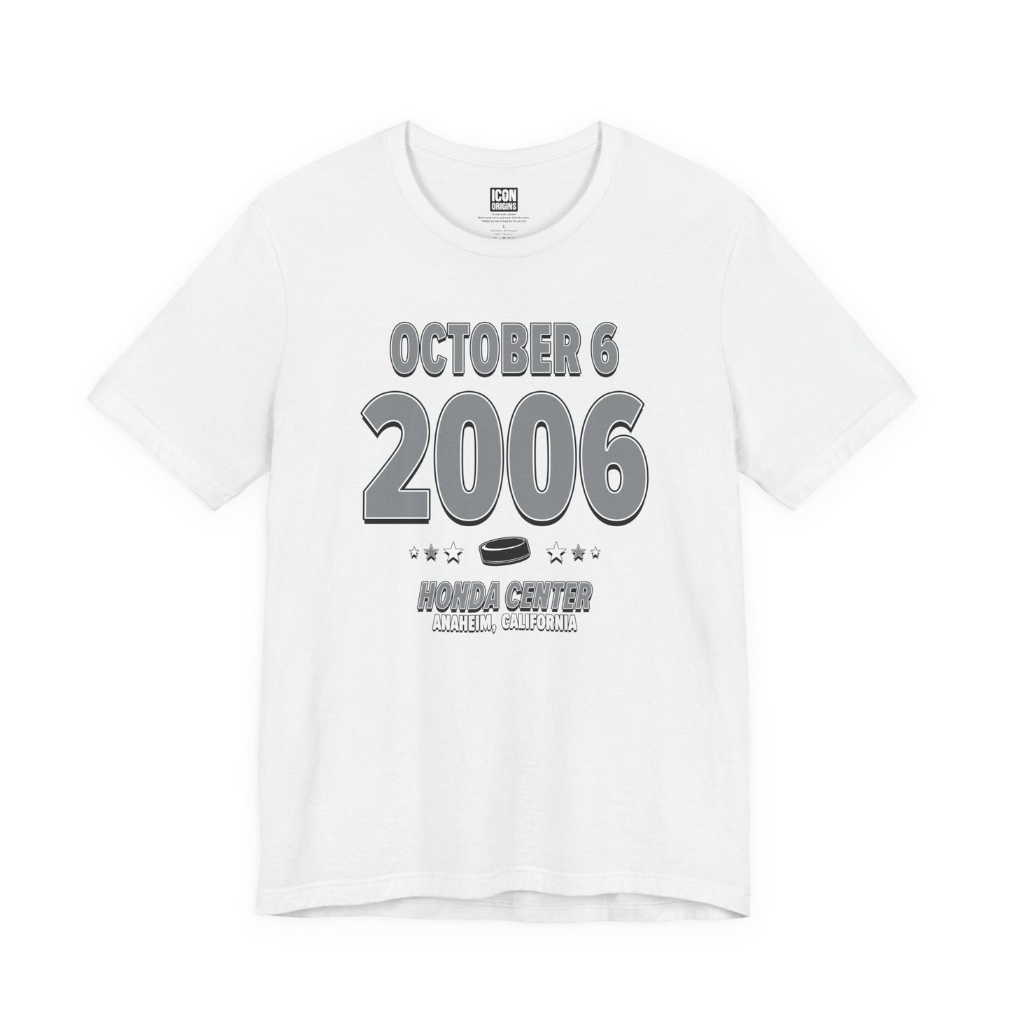 Los Angeles Hockey – October 6, 2006 – Origin Tee (Black & White)
