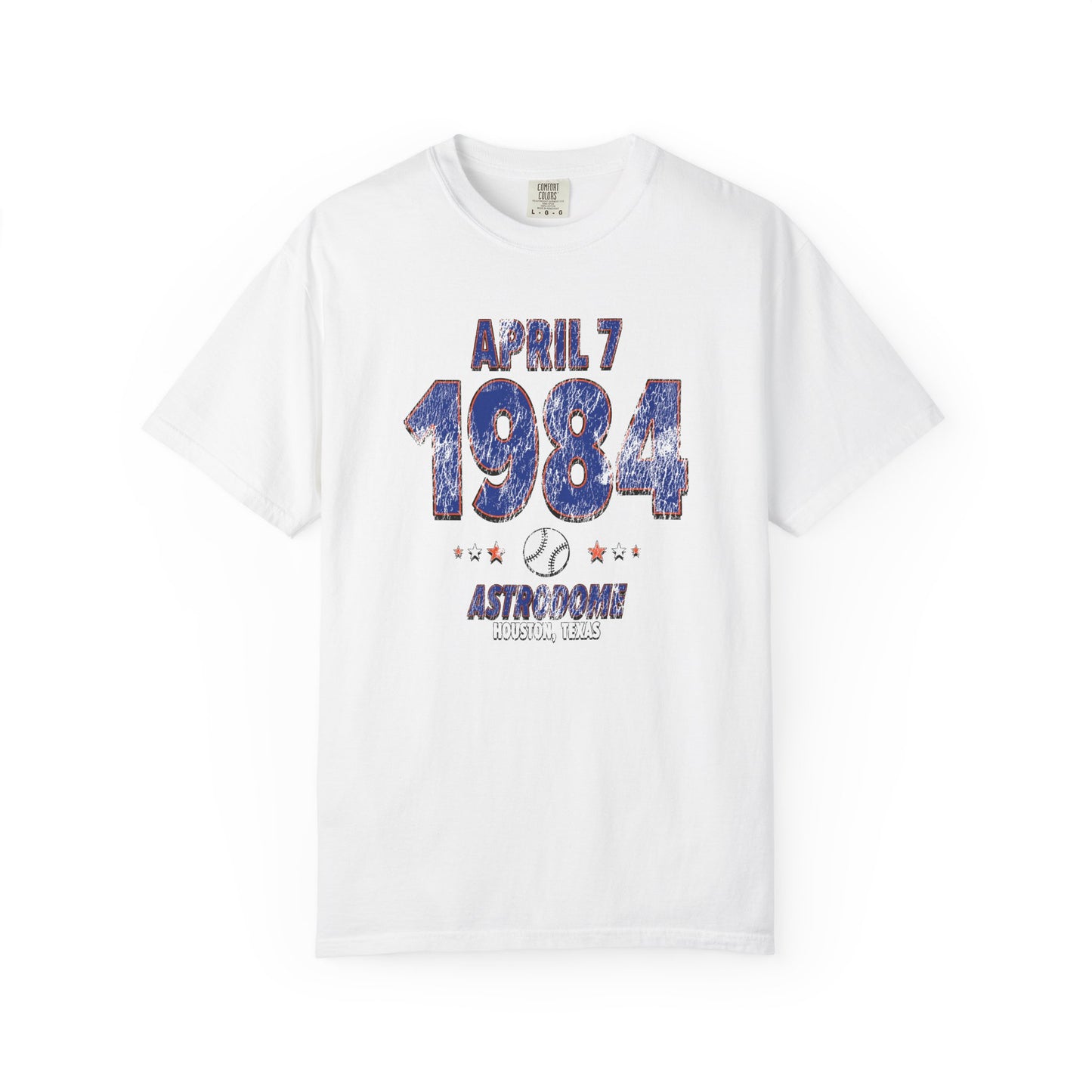 New York Baseball – April 7, 1984 – Comfort Colors (Black & White)