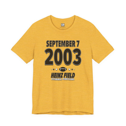 Pittsburgh Football – September 7, 2003 – Origin Tee