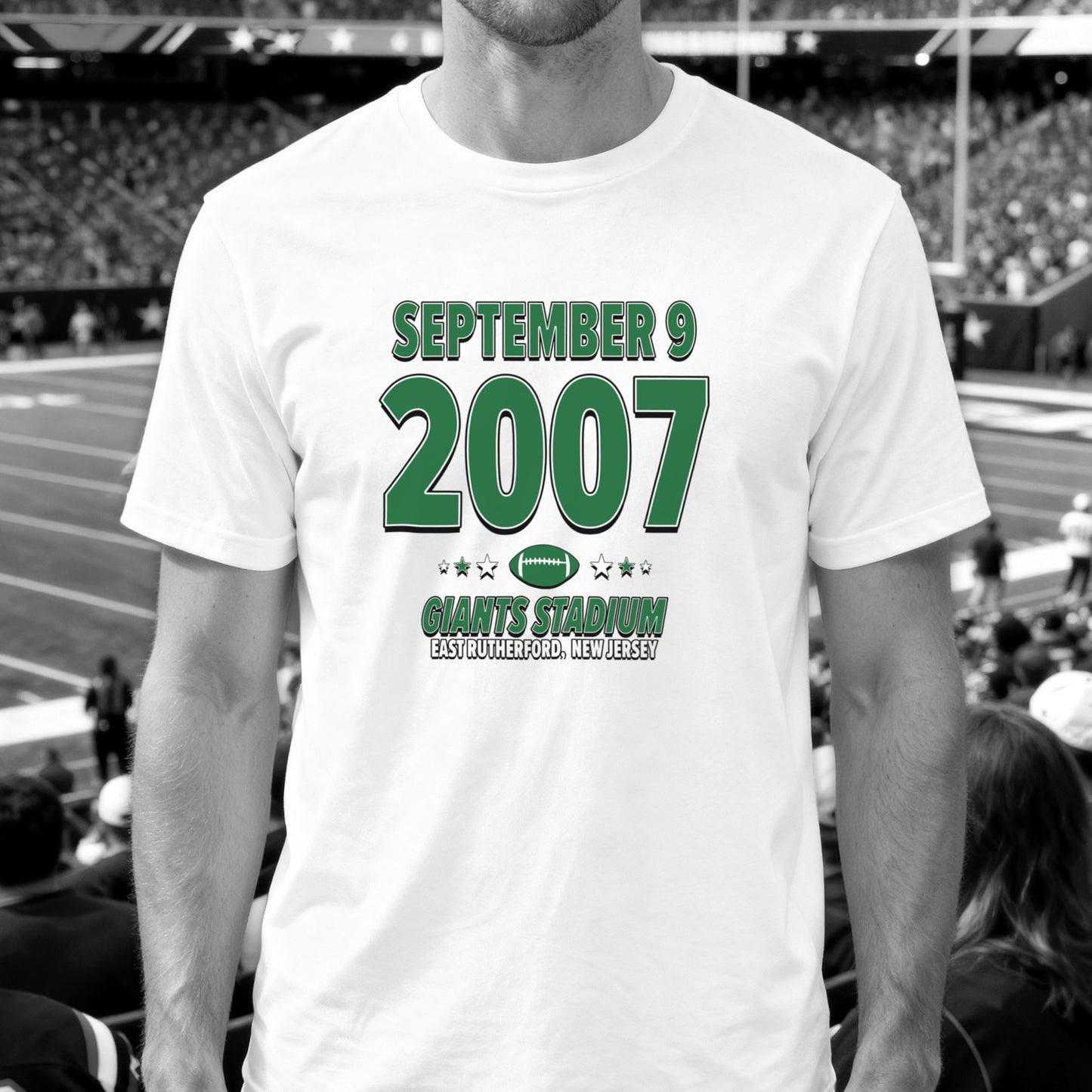 New York Football – September 9, 2007 – Origin Tee (Black & White)