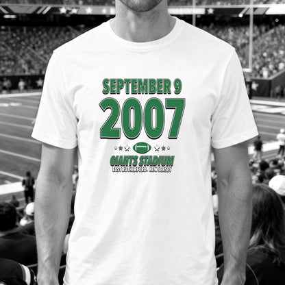 New York Football – September 9, 2007 – Origin Tee (Black & White)