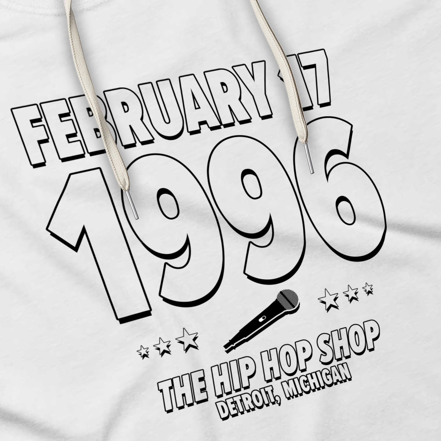Motor City Cipher – 1996 – Hoodie (Black & White)