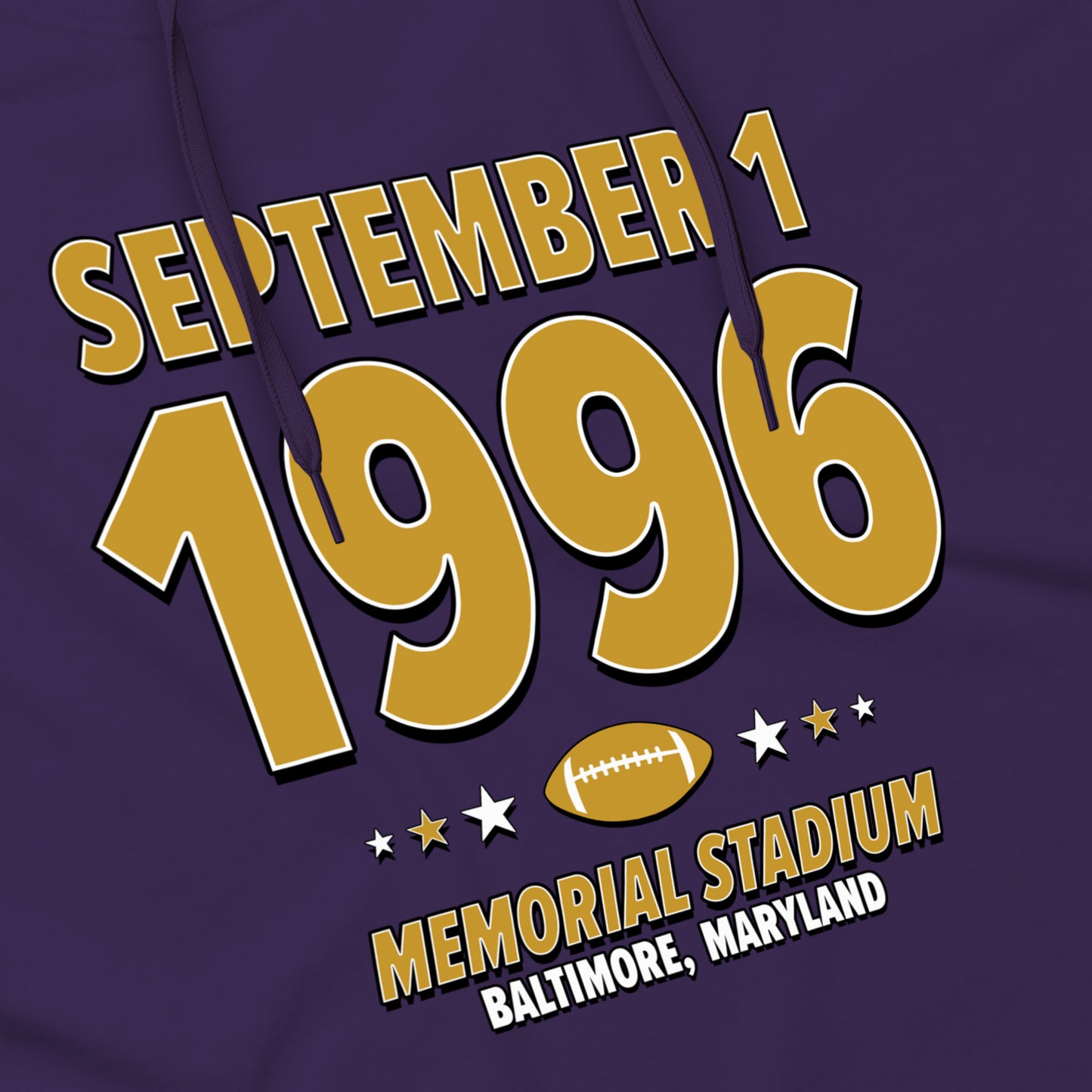 Baltimore Football – September 1, 1996 – Hoodie