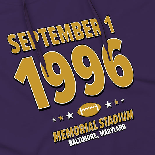 Baltimore Football – September 1, 1996 – Hoodie