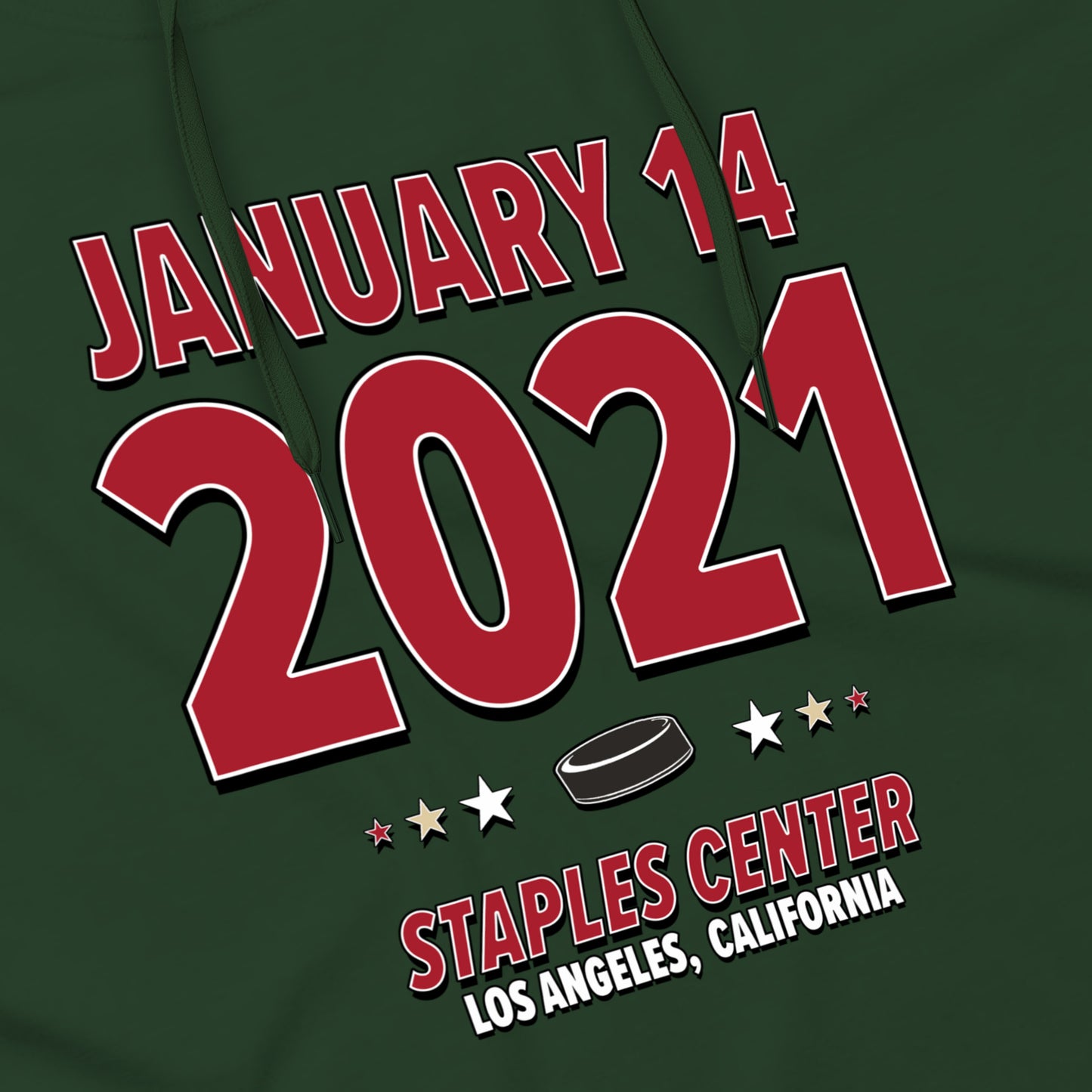 Minnesota Hockey – January 14, 2021 – Hoodie