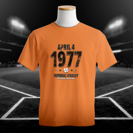 Hero — Baltimore Baseball – April 7, 1977 – Comfort Colors