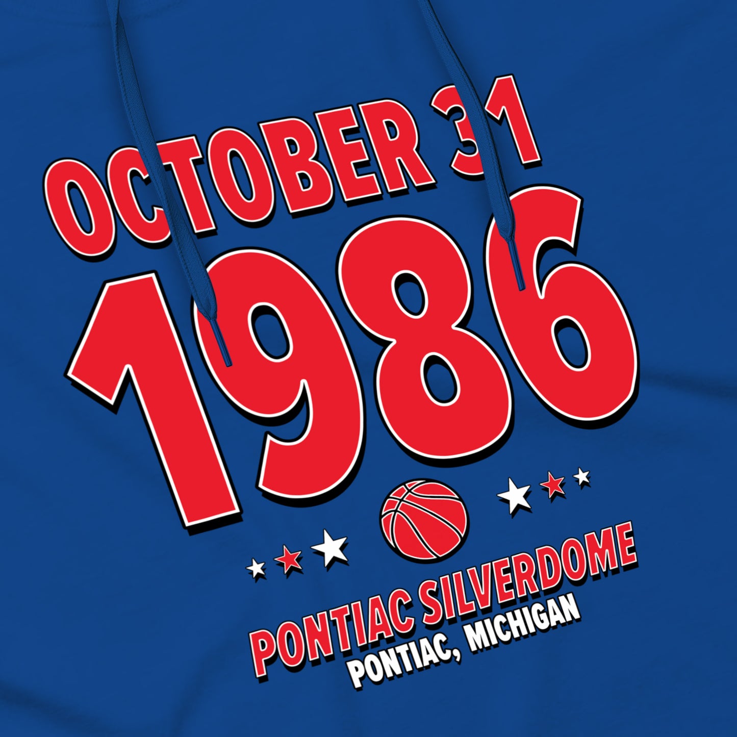 Detroit Basketball – October 31, 1986 – Hoodie