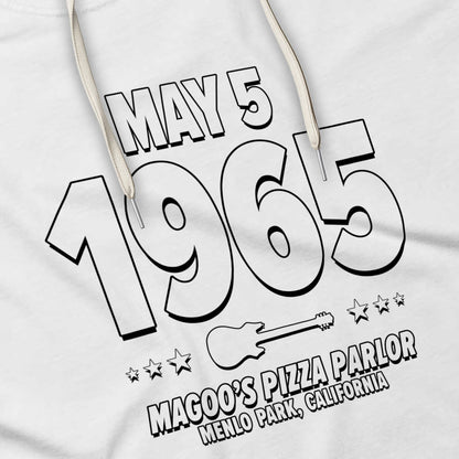 Haight Ripples – 1965 – Hoodie (Black & White)