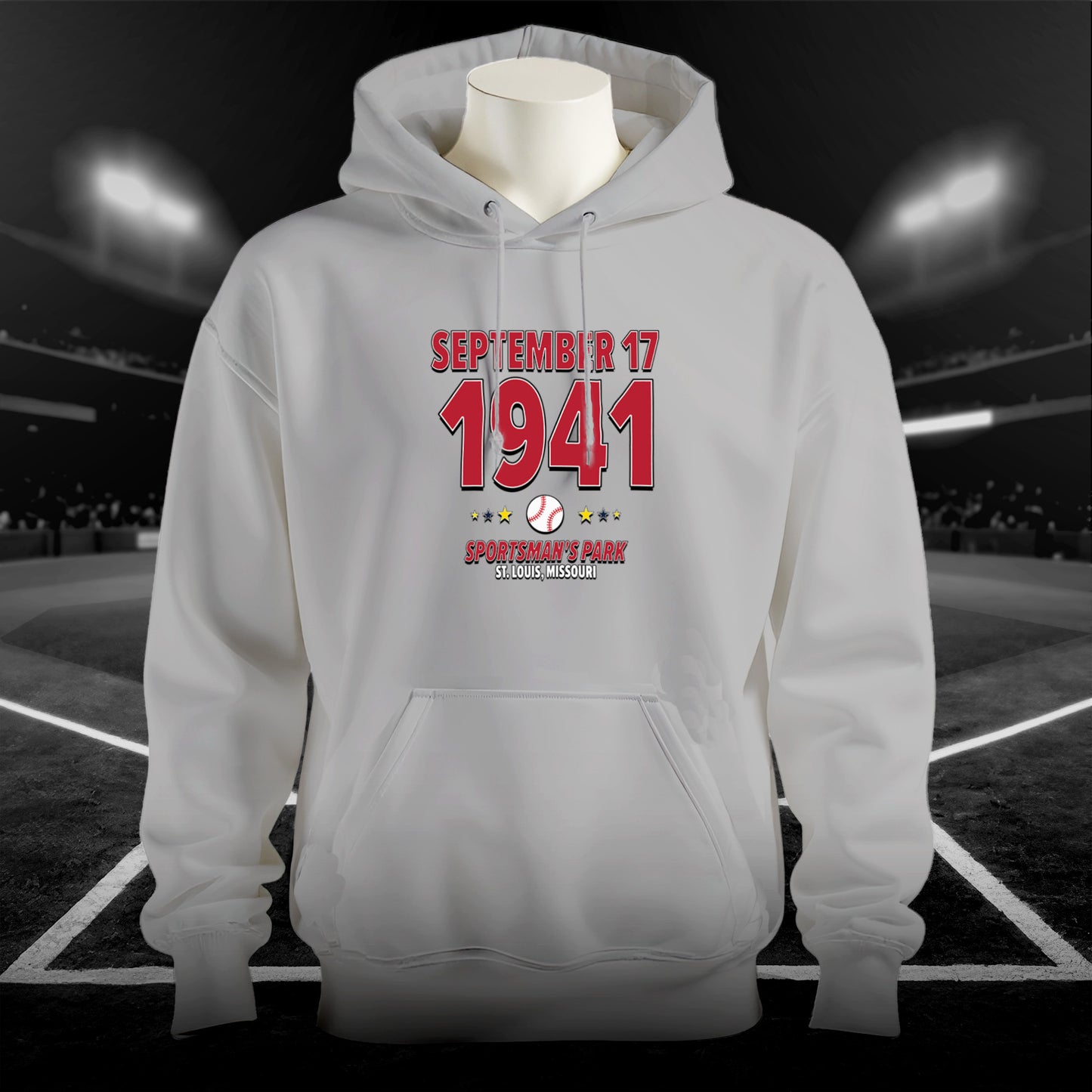 St. Louis Baseball – September 17, 1941 – Hoodie