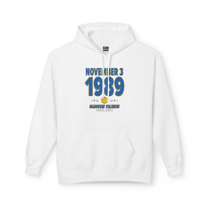 Golden State Basketball – November 3, 1989 – Hoodie (Black & White)