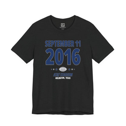 Dallas Football – September 11, 2016 – Origin Tee (Black & White)