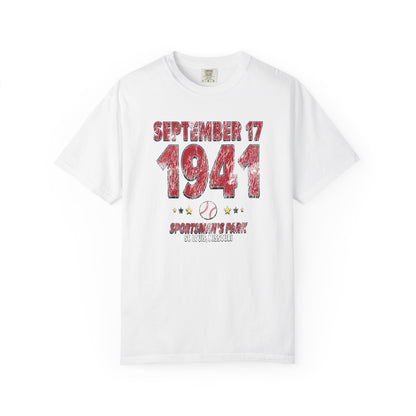 St. Louis Baseball – September 17, 1941 – Comfort Colors (Black & White)
