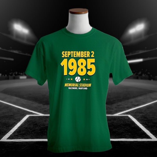 Oakland Baseball – September 2, 1985 – Origin Tee