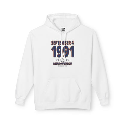 Houston Baseball – September 4, 1991 – Hoodie (Black & White)
