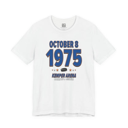 New York Hockey – October 8, 1975 – Origin Tee (Black & White)