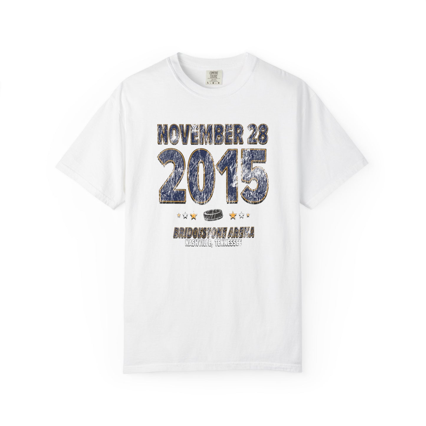 Nashville Hockey – November 28, 2015 – Comfort Colors (Black & White)