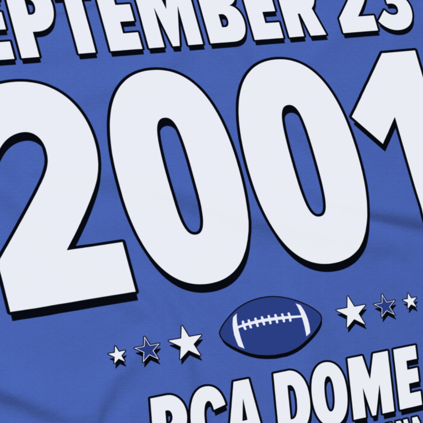 Indianapolis Football – September 23, 2001 – Origin Tee
