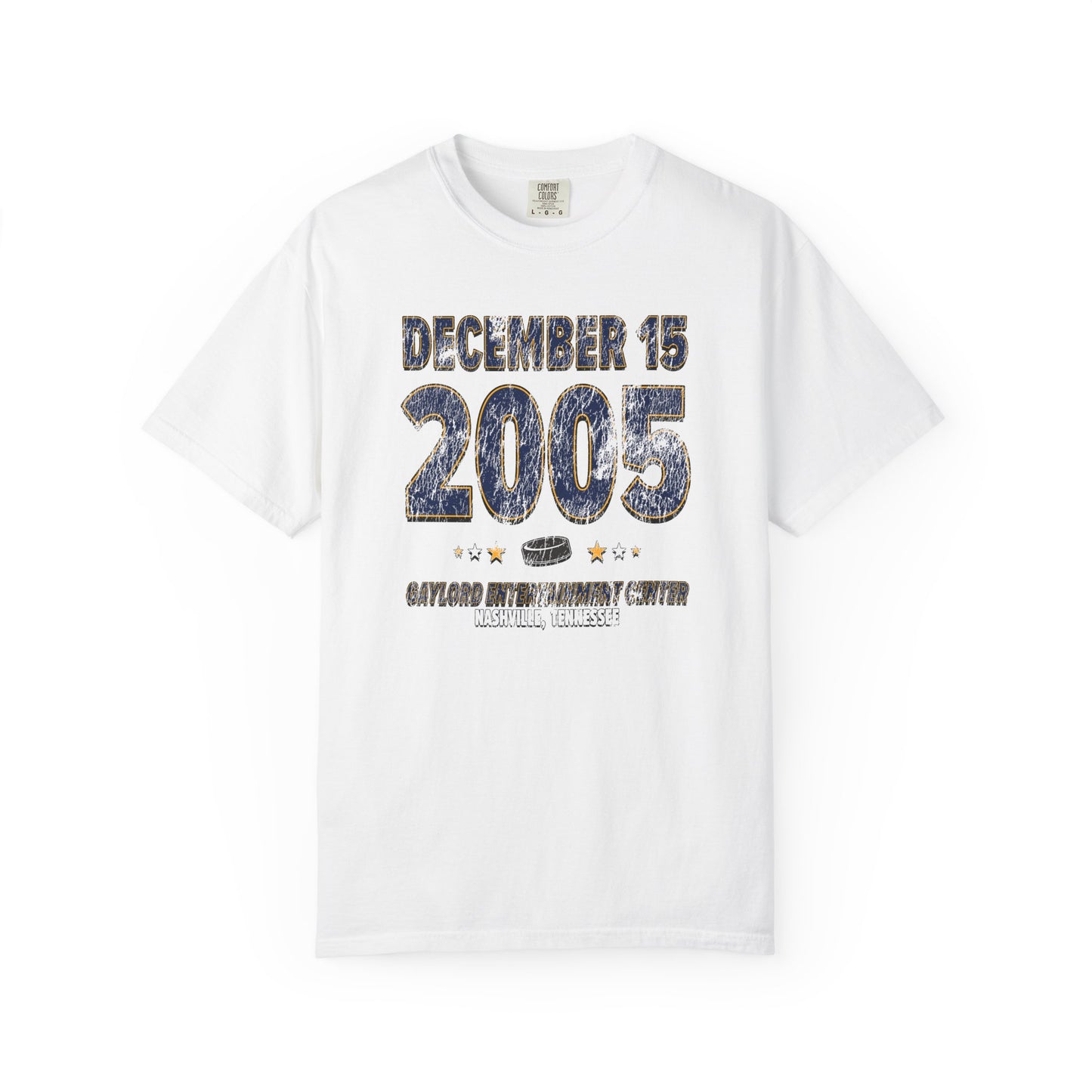 Nashville Hockey – December 15, 2005 – Comfort Colors (Black & White)