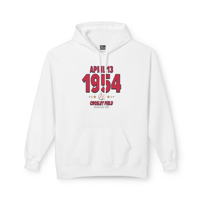 Atlanta Baseball – April 13, 1954 – Hoodie (Black & White)