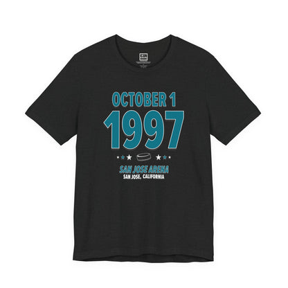 San Jose Hockey – October 1, 1997 – Origin Tee (Black & White)