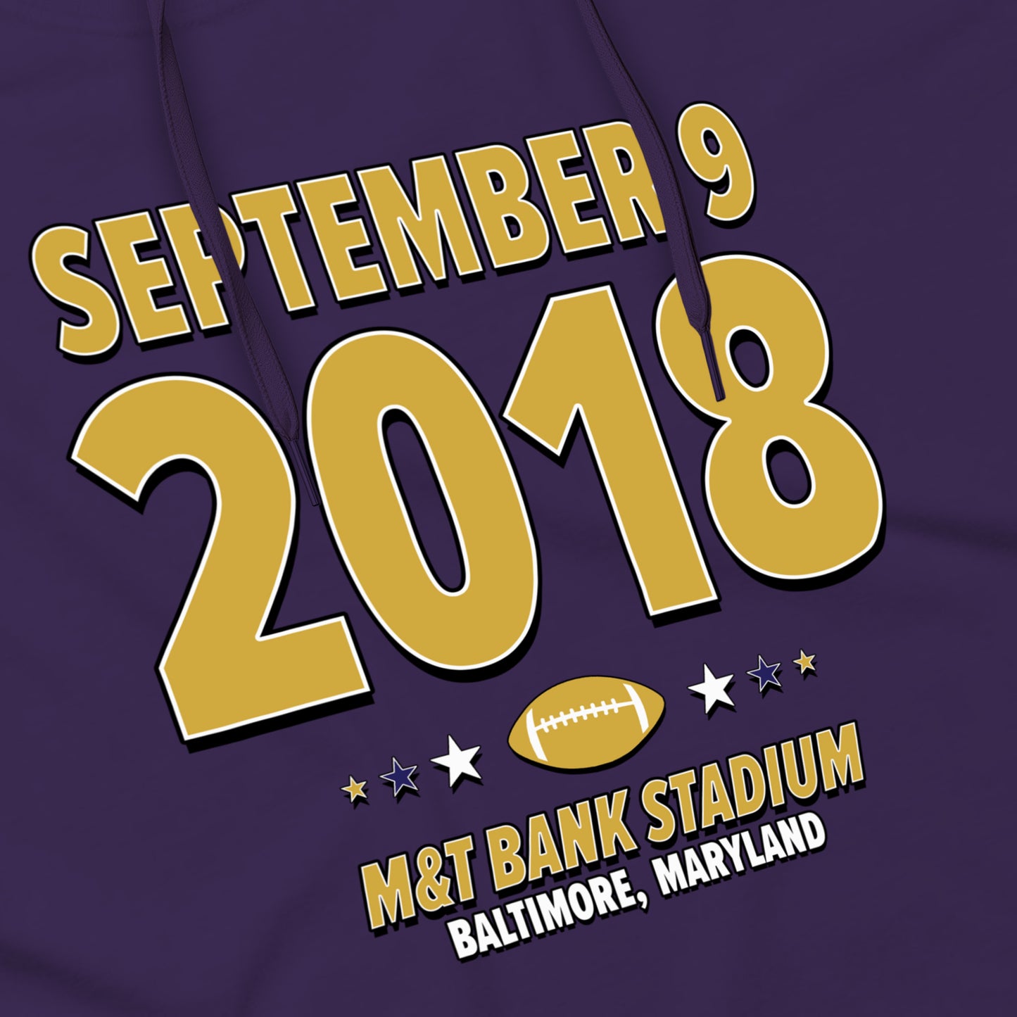 Baltimore Football – September 9, 2018 – Hoodie
