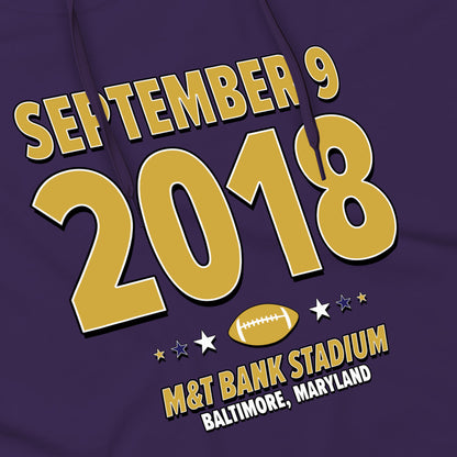 Baltimore Football – September 9, 2018 – Hoodie