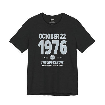 San Antonio Basketball – October 22, 1976 – Origin Tee (Black & White)