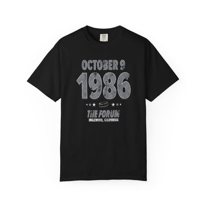 Los Angeles Hockey – October 9, 1986 – Comfort Colors (Black & White)