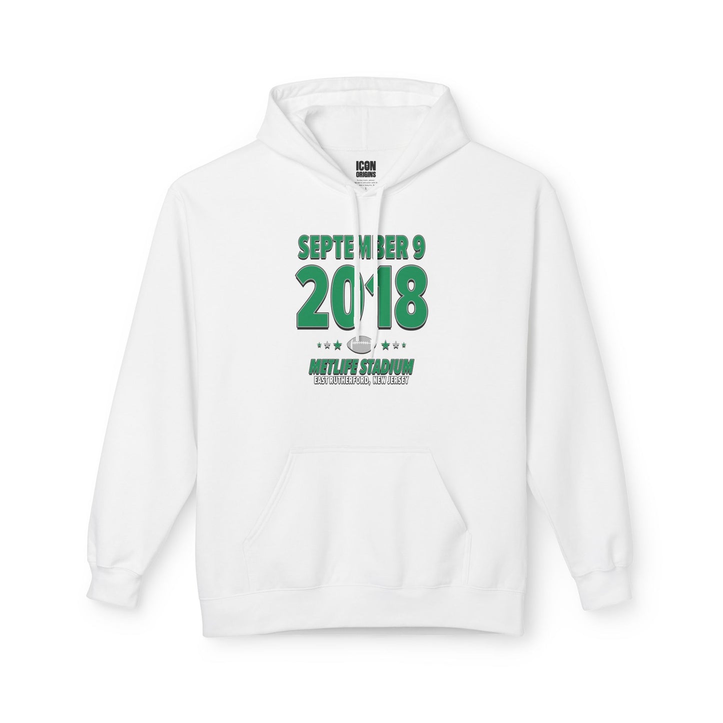 Philadelphia Football – September 9, 2018 – Hoodie (Black & White)