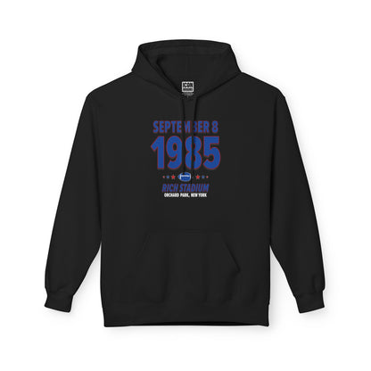Buffalo Football – September 8, 1985 – Hoodie (Black & White)