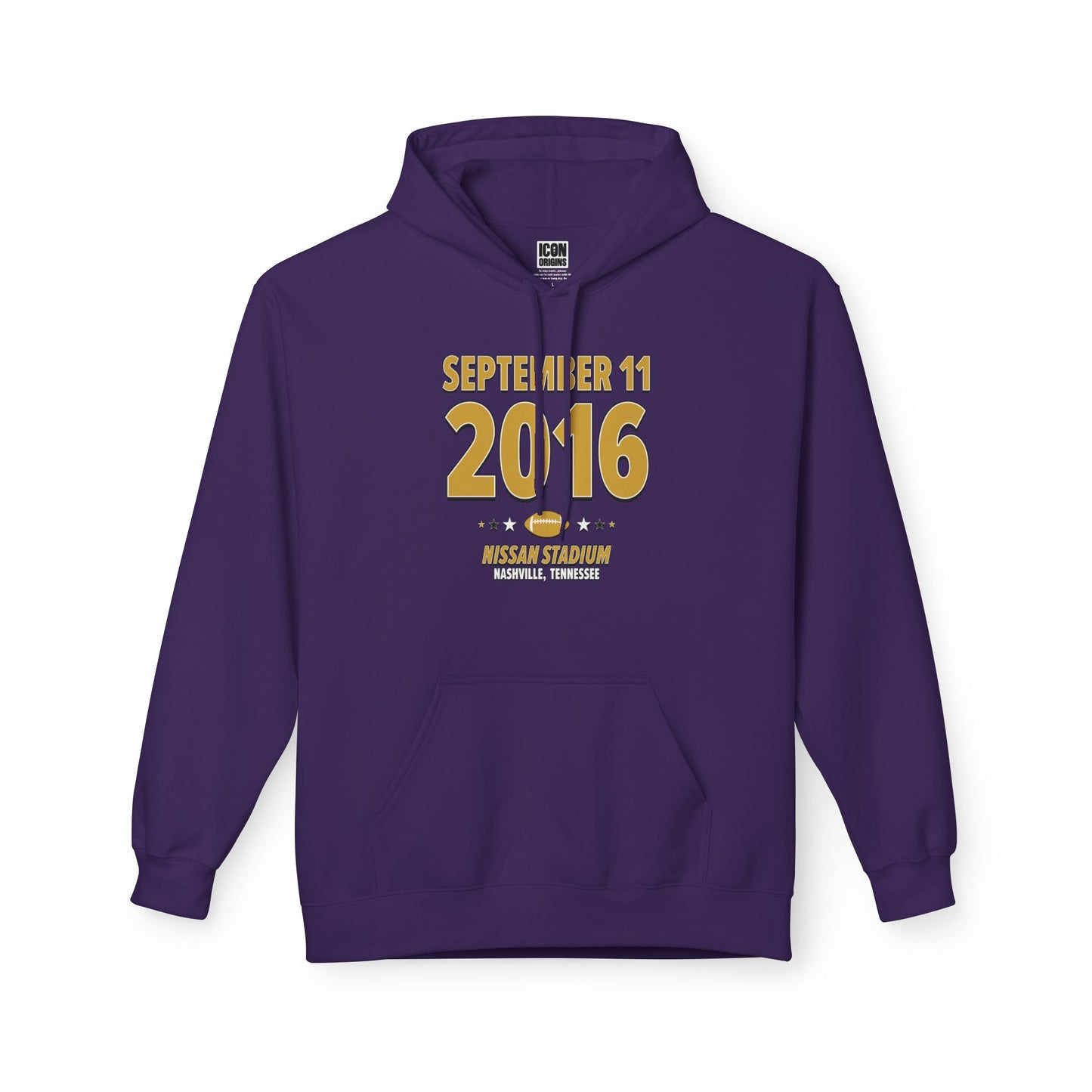Baltimore Football – September 11, 2016 – Hoodie