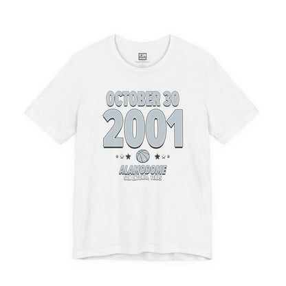 San Antonio Basketball – October 30, 2001 – Origin Tee (Black & White)