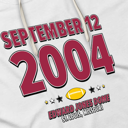 Arizona Football – September 12, 2004 – Hoodie (Black & White)