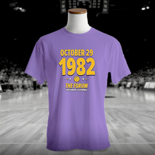 Los Angeles Basketball – October 29, 1982 – Origin Tee