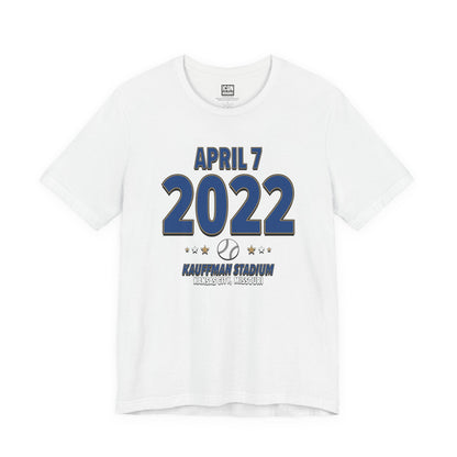 Kansas City Baseball – April 7, 2022 – Origin Tee (Black & White)