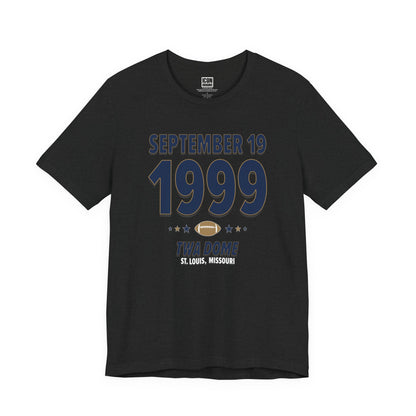 St. Louis Football – September 19, 1999 – Origin Tee (Black & White)