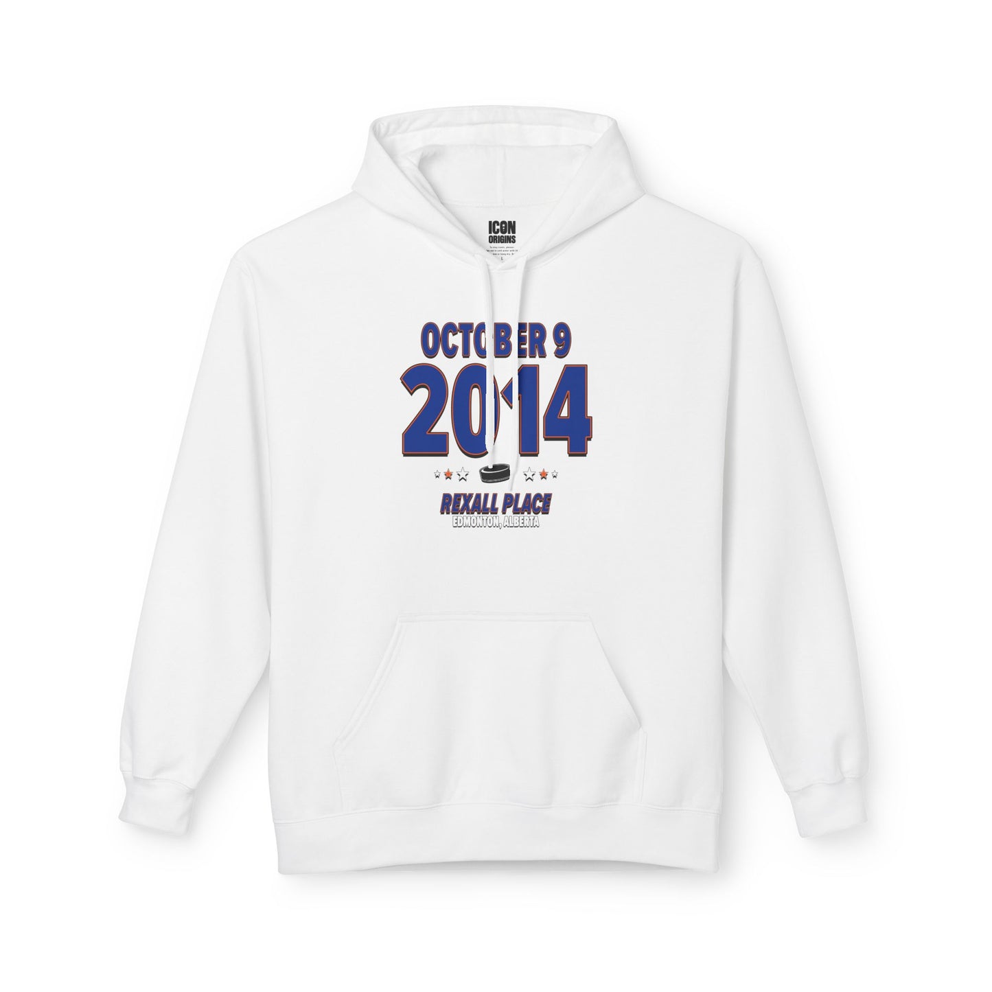 Edmonton Hockey – October 9, 2014 – Hoodie (Black & White)