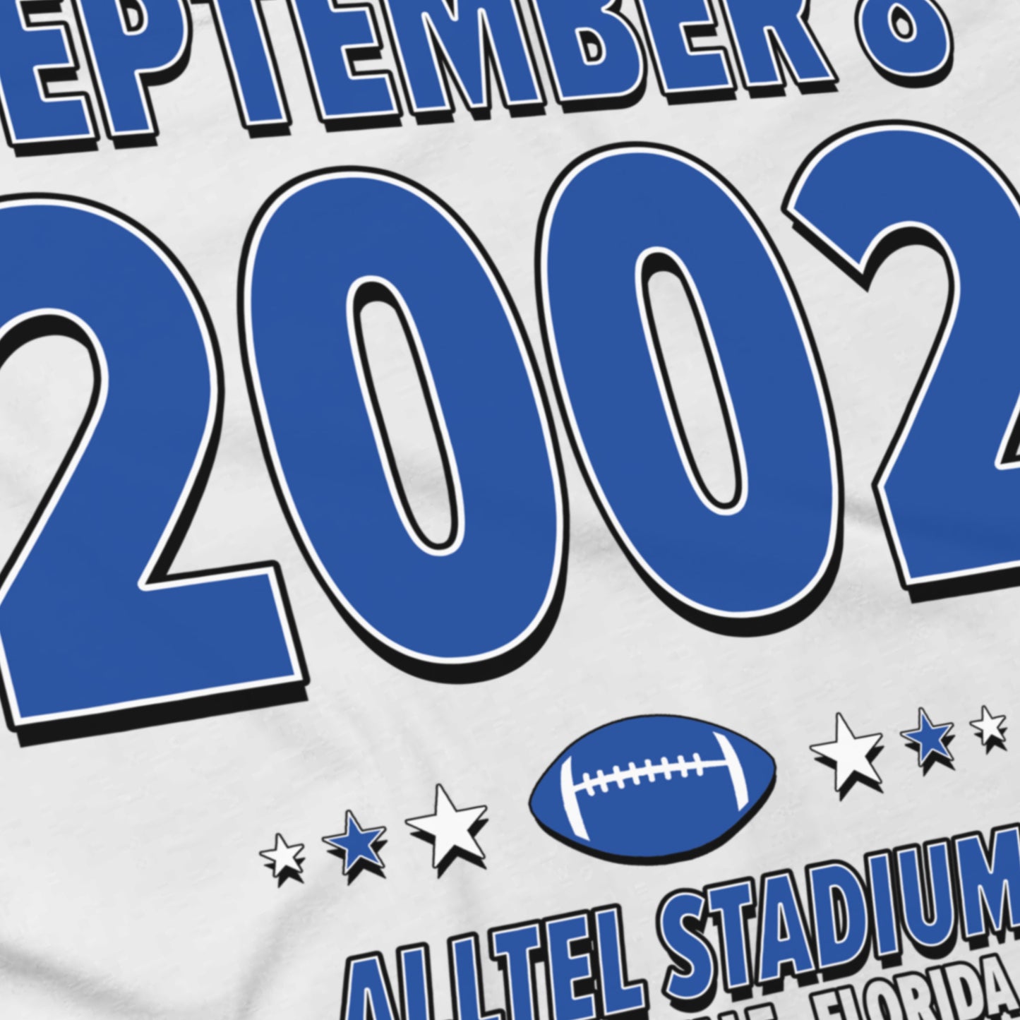 Indianapolis Football – September 8, 2002 – Origin Tee (Black & White)