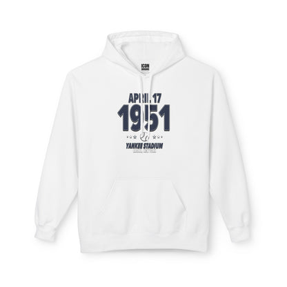 New York Baseball – April 17, 1951 – Hoodie (Black & White)