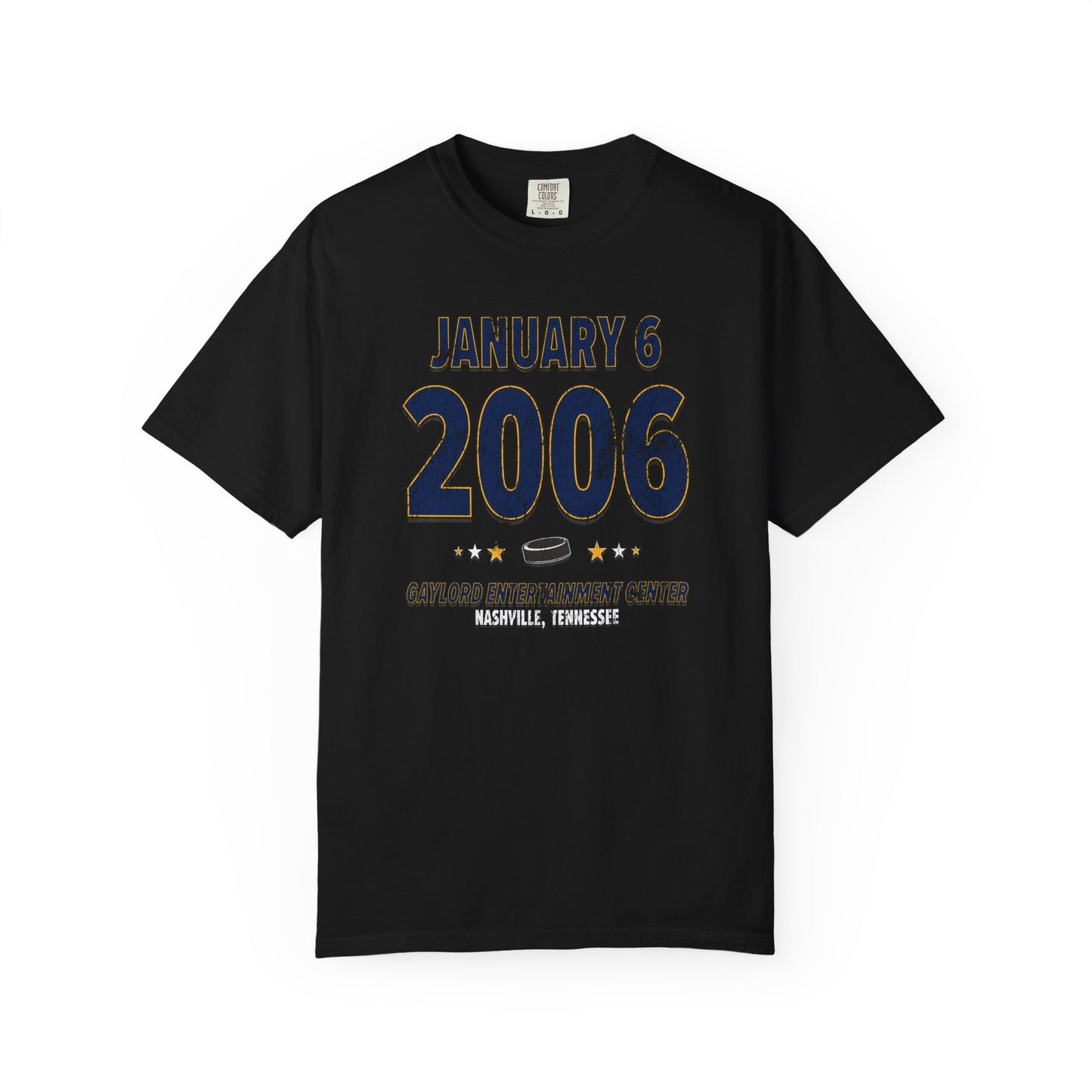 Nashville Hockey – January 6, 2006 – Comfort Colors (Black & White)