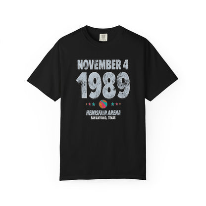 San Antonio Basketball – November 4, 1989 – Comfort Colors (Black & White)