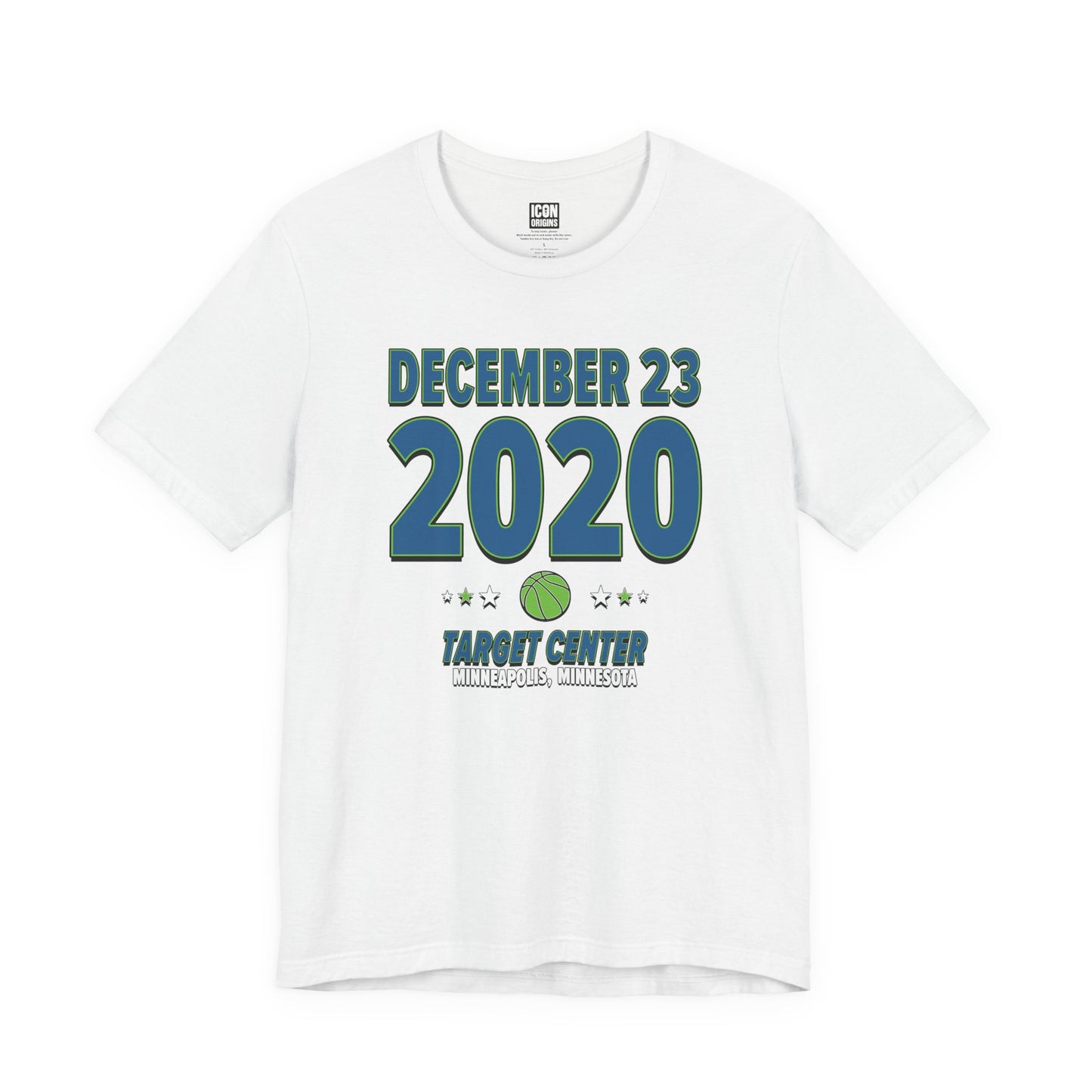 Minnesota Basketball – December 23, 2020 – Origin Tee (Black & White)