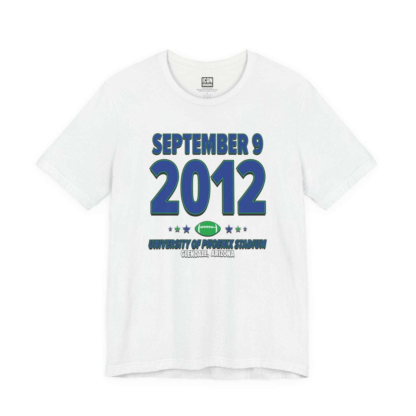 Seattle Football – September 9, 2012 – Origin Tee (Black & White)