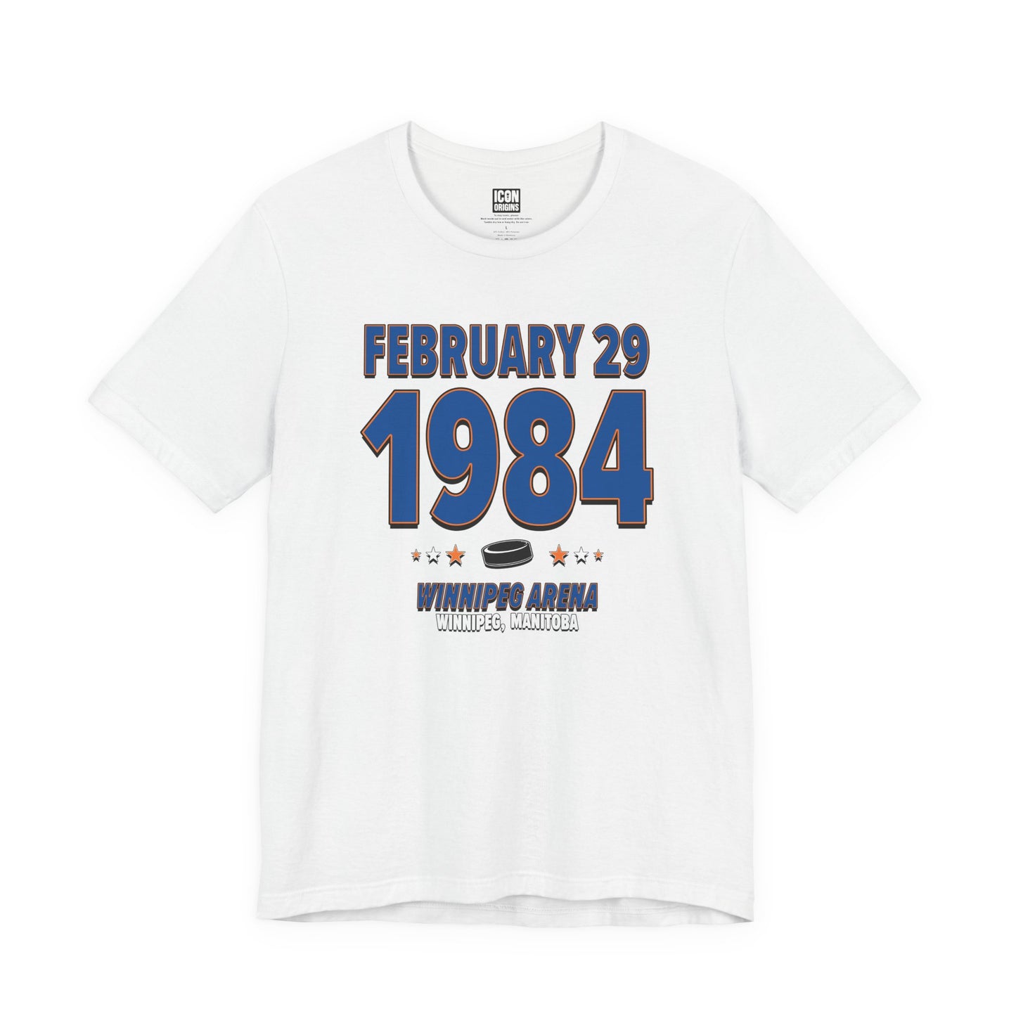 New York Hockey – February 29, 1984 – Origin Tee (Black & White)