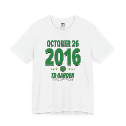 Boston Basketball – October 26, 2016 – Origin Tee (Black & White)