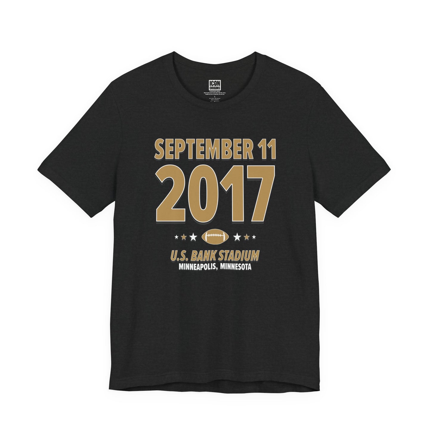 New Orleans Football – September 11, 2017 – Origin Tee (Black & White)